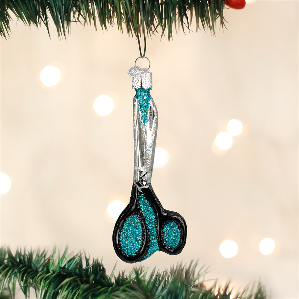 Christmas Ornament Scissors with Comb